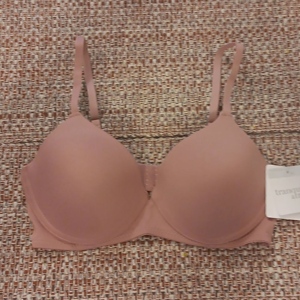 New 34B T-Shirt Bra By Tranquility &‎ True Dark Pink New With Tags